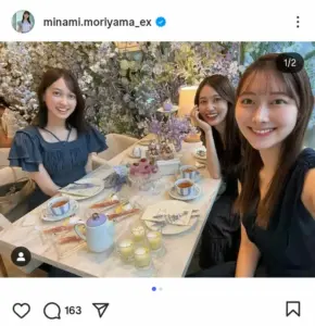 テレ朝・森山みなみアナ　「ランチ女子会」人気アナ＆女優との3ショット披露に「皆さん奇麗で可愛い」の声 - スポニチ Sponichi Annex 芸能