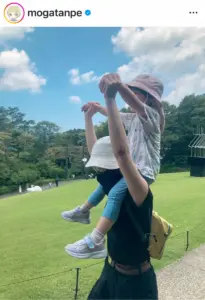 シンママ・最上もが　「日焼けしたくなくて忍者」4歳・愛娘肩車姿披露「ママだけど、パパでもある」 - スポニチ Sponichi Annex 芸能