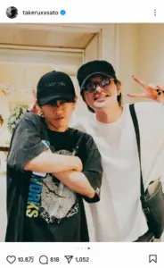 佐藤健　人気俳優と「Tebasaki」仲良し2ショットに「かっこよすぎ」「最高」「ほっこり」の声　 - スポニチ Sponichi Annex 芸能