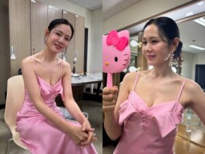 女優ソン・イェジン、可愛さ爆発の“ピンクの女神”に！余裕たっぷりの控え室風景【PHOTO】 | cinemacafe.net
