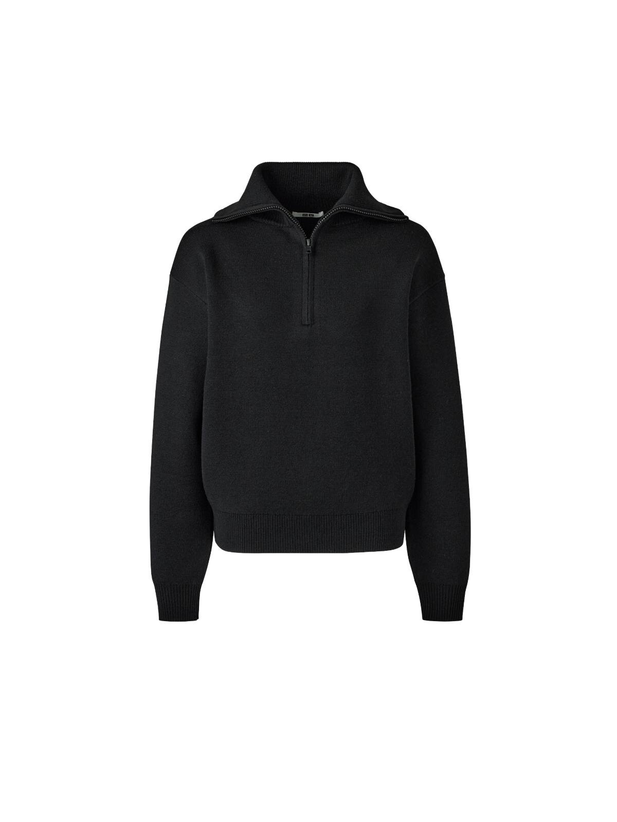 ダブルフェイスハーフジップセーター 4,990円