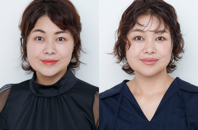 左右非対称の眉が自然に整って、にじみ出る大人の余裕！ミモレ読者が長井メイクで大変身！【長井かおり】　_img0