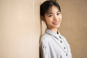 インタビューに応じた當真あみ【写真：舛元清香】