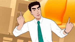 野原ひろしがMega Shinnosuke「ごはん食べヨ」にあわせて踊る！　アニメ「野原ひろし 昼メシの流儀」オープニングノンクレジット映像