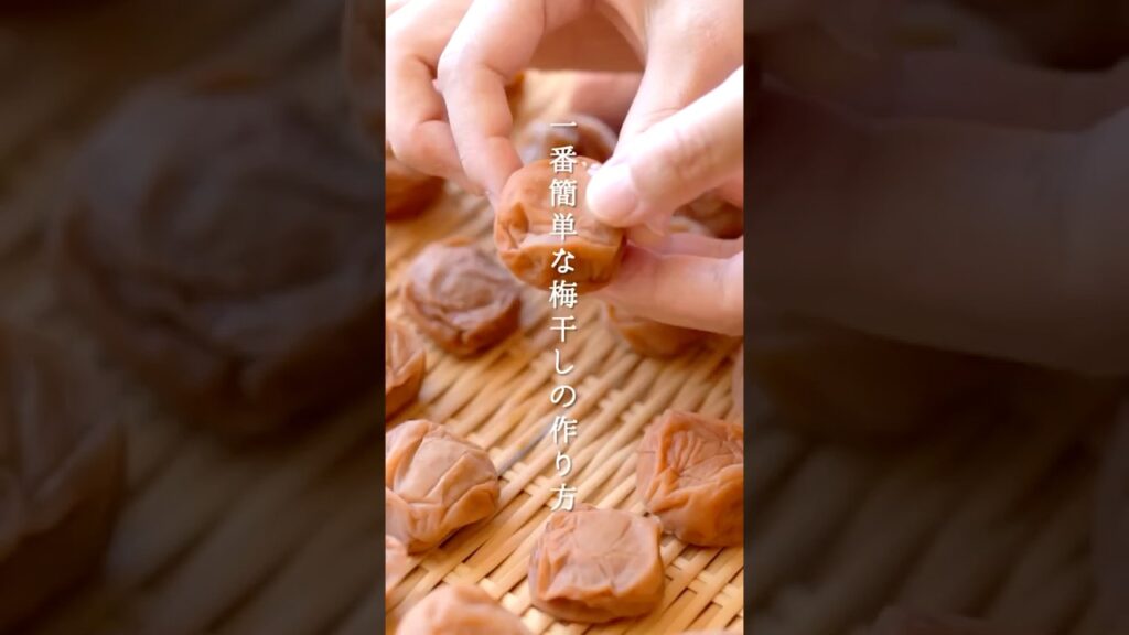 この時期にぜひ『一番簡単な梅干し』 #shorts #料理 #cooking #手仕事 #夏 #梅