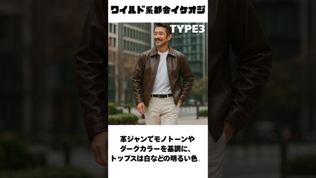 30秒でイケオジになるコーデ