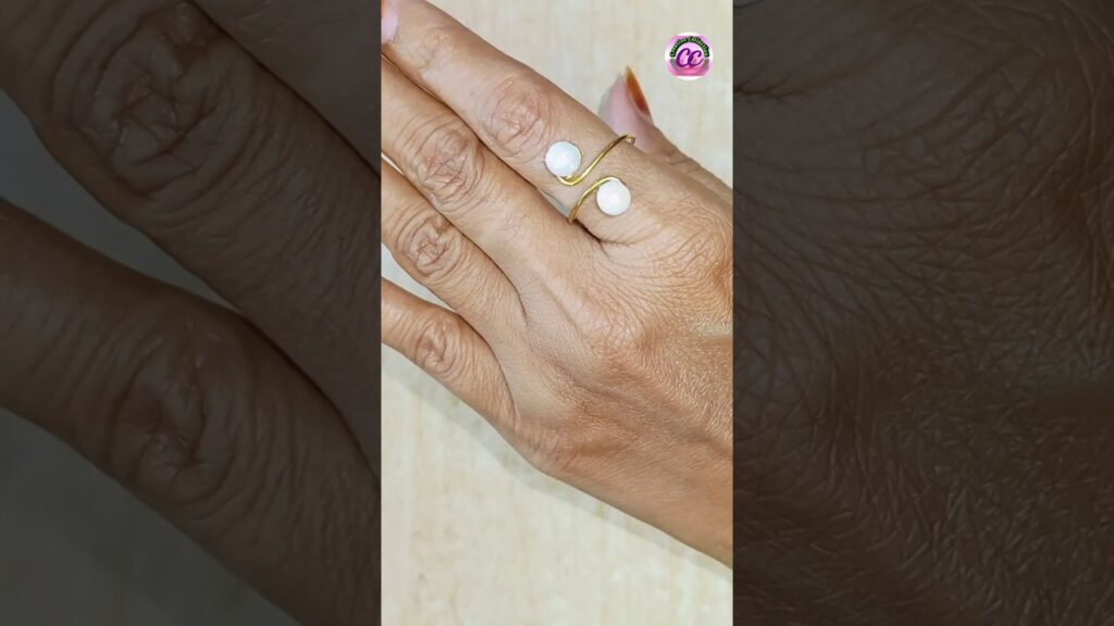 DIY Easy Finger Ring 😍 | #shorts #diy #ytshorts #ring #creativecollection