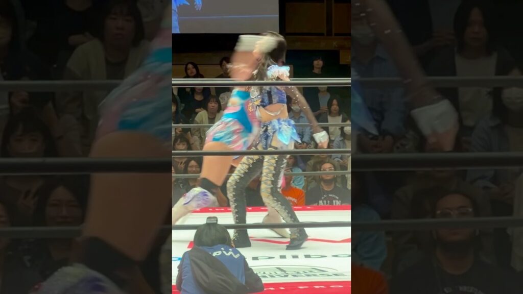 【東京女子プロレス】上福ゆきをブチ倒す！まなせゆうな重爆ラリアット！ #tjpw #プロレス #prowrestling