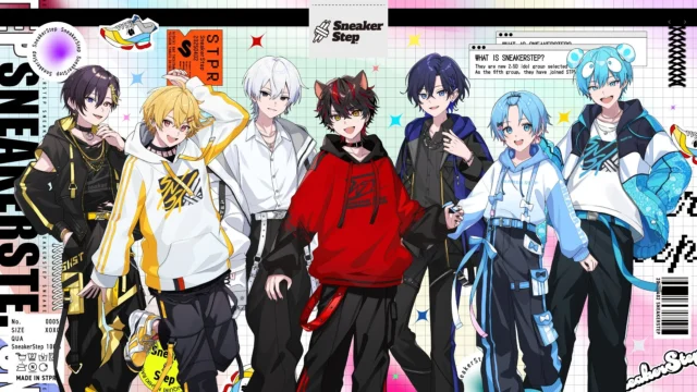 STPR Family所属グループ「すにすて」のメンバーイラスト