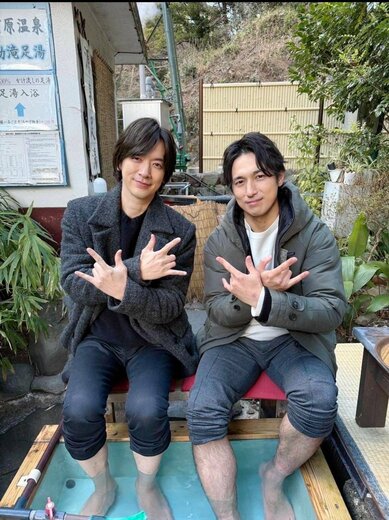 DAIGOさん（左）と高橋光臣さん（高橋さん提供）