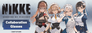 勝利の女神:NIKKE コラボレーション眼鏡 ラピモデル、アニスモデル、ネオンモデル、マリアンモデル 2025年10月25日(土)より予約開始! | 株式会社DUO RING Facebook