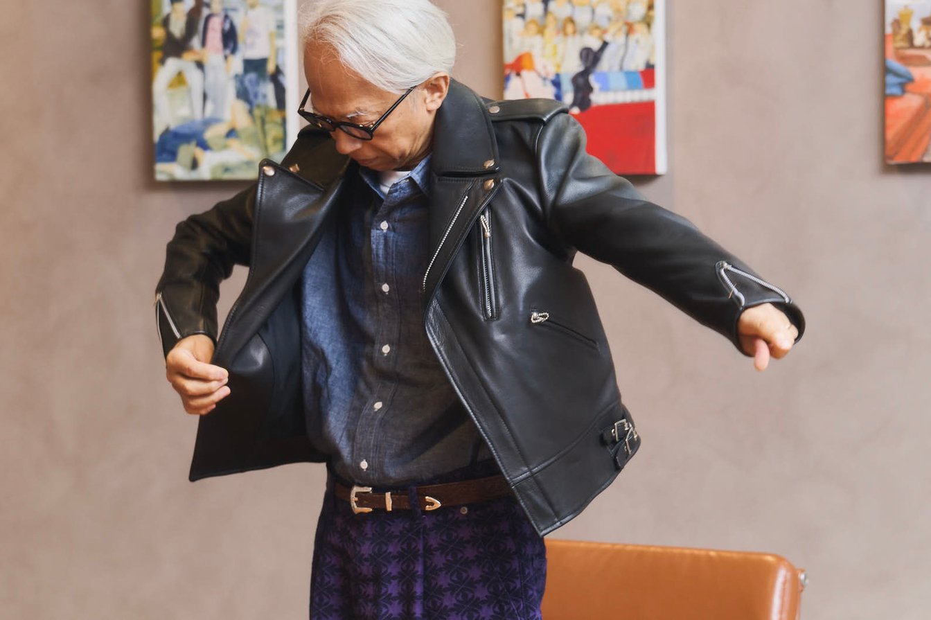 栗野宏文 ライダースジャケット