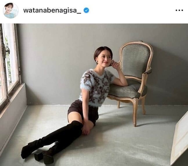 渡邊渚さんのインスタグラム（＠watanabenagisa_）より