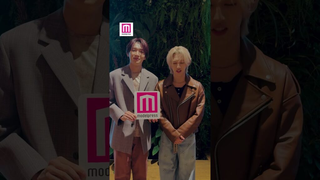 NAOYAさん＆龍宮城・冨田侑暉さんが「#モデルプレス決め顔チャレンジ」に挑戦✨仲良く決め顔いただきました🫶👍💖 #shorts