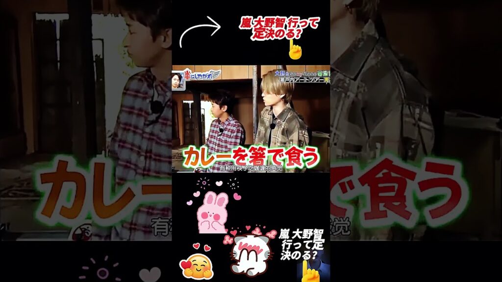 嵐の大野智が行って決定する