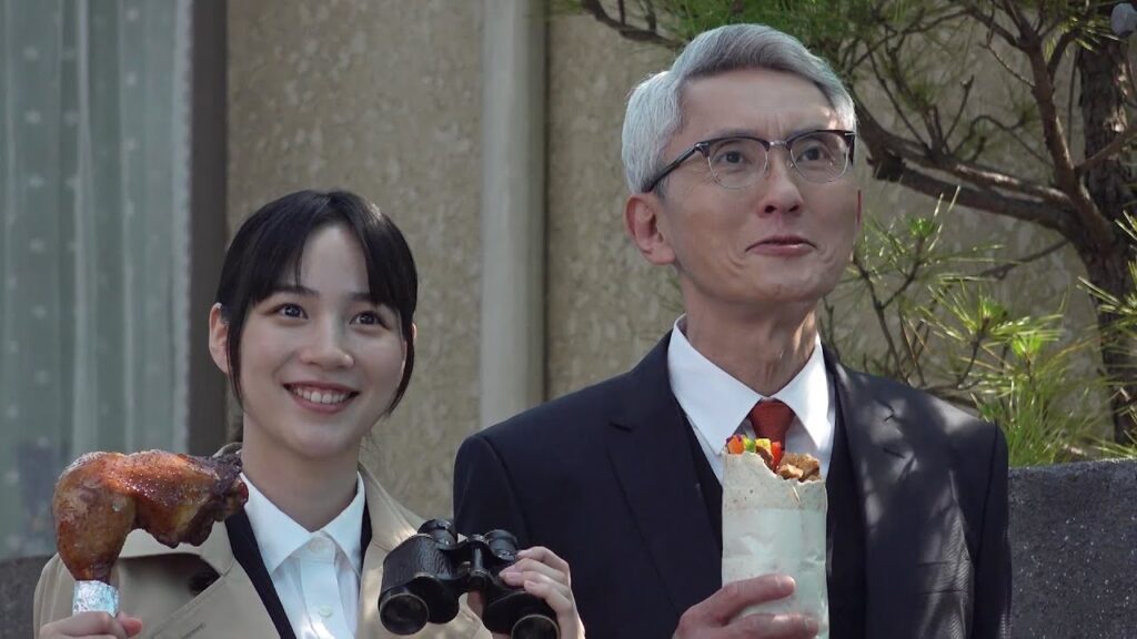 松重豊＆のんが張り込み中の刑事に！終始和気あいあいとしたムードで撮影　フードデリバリーサービス「ロケットナウ（Rocket Now）」新CM「ゼロ配刑事篇」