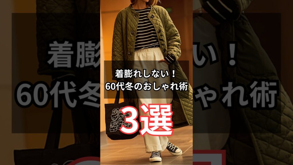 【シニアファッション】着膨れしない!50代 60代 冬のおしゃれ着こなし術 3選 #シニア #シニアライフ #ファッション #60代 #50代 #70代 【シニアファッション】着膨れしない!50代 60代 冬のおしゃれ着こなし術 3選 #シニア #シニアライフ #ファッション #60代 #50代 #70代