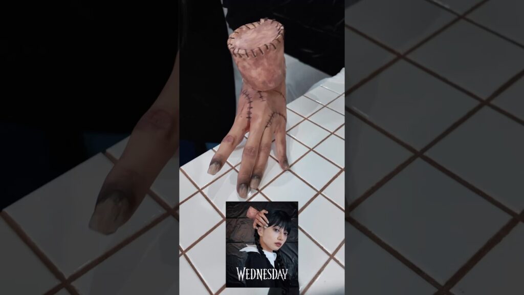 ネイリストが本気でハンド作ってみた#wednesday #halloween #nail #ネイル #ハロウィン