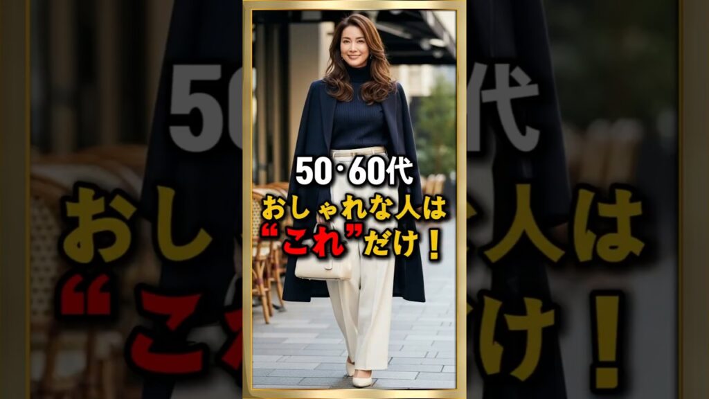 50・60代  おしゃれな人は“これ”だけ守っています👗冬に若見えするスタイル公式4つ