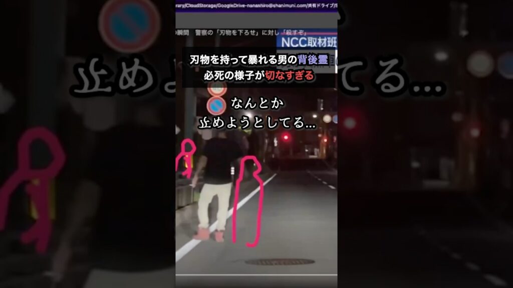 必死に犯罪を止めようとしている幽霊が切ない