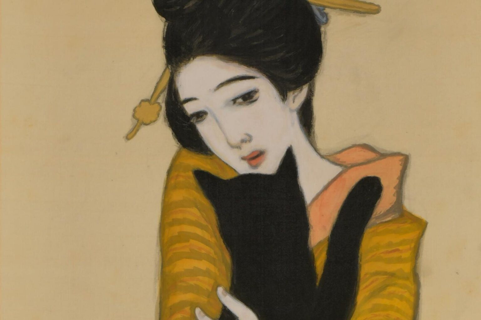 展覧会「竹久夢二 時代を創る表現者」東京国立近代美術館で、最高傑作《黒船屋》など“大正ロマン”作品 - ファッションプレス