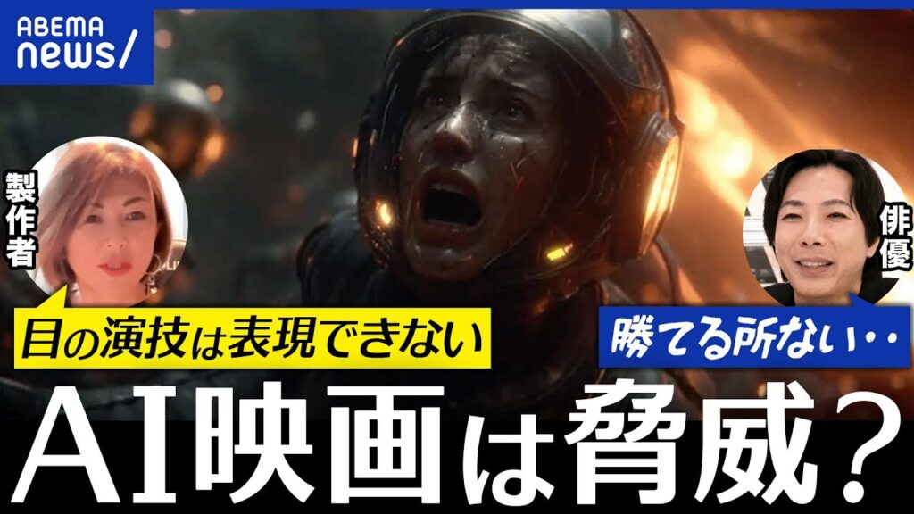 【AI映画】役者の仕事が奪われる?スタッフにプロ不要?人間にしか表現できないことって?|アベプラ 【AI映画】役者の仕事が奪われる?スタッフにプロ不要?人間にしか表現できないことって?|アベプラ