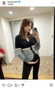 【記事全文】井戸田潤の妻・蜂谷晏海　「前に突き出てきた」ぽっこりおなかを公開「いっぱいけられるー」第2子妊娠中 - スポニチ Sponichi Annex 芸能