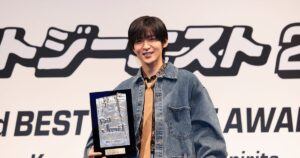【レポート】目黒蓮、ベストジーニスト賞で2年連続受賞！「今年も家のワンちゃんに一番に伝えました」 - THE FIRST TIMES