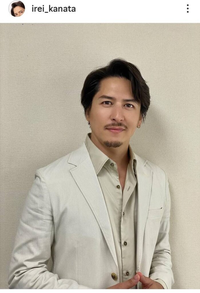 伊礼彼方のインスタグラム（＠ｉｒｅｉ＿ｋａｎａｔａ）より