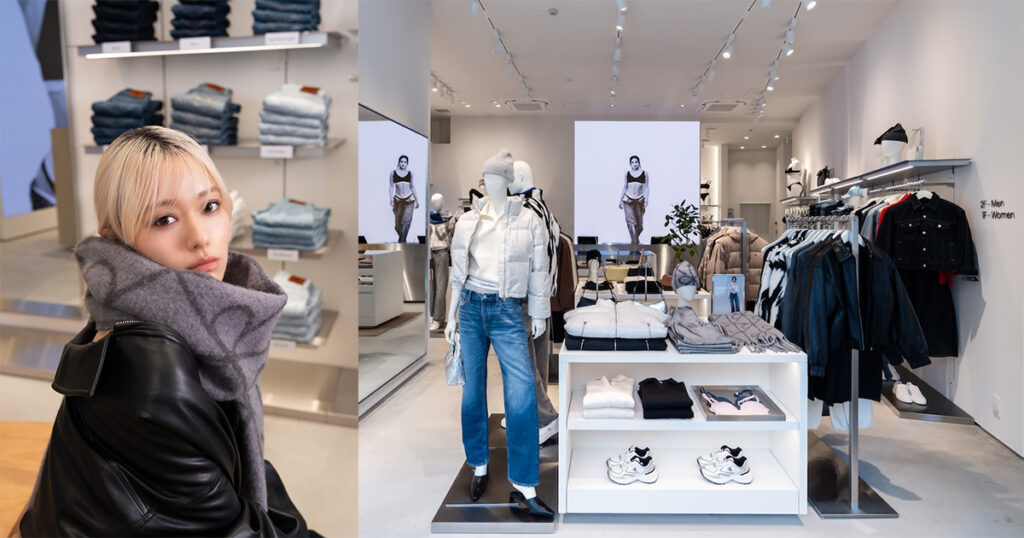 「カルバン・クライン」が神戸に新店舗オープン　山本舞香がホリデー限定アイテムを着用 - WWDJAPAN