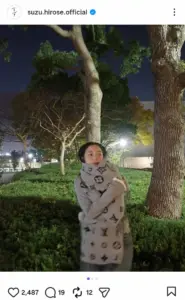 広瀬すず　マフラーぐるぐる“冬ファッション”披露にファンくぎ付け「どタイプ」「撃ち抜かれる美しさ」 - スポニチ Sponichi Annex 芸能