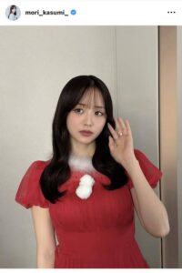 イベントのオフショットを披露した森香澄のインスタグラム（＠ｍｏｒｉ＿ｋａｓｕｍｉ＿）より