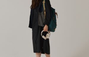 高身長のシャツワンピースコーデ。ボアのベストを重ねてIラインを強調！【FUDGE FRIEND おしゃれさんの毎日コーディネート vol.621｜RAN】 | FUDGE FRIEND | ファッション