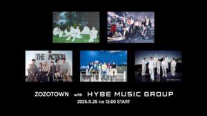 ZOZOTOWN20周年を記念した特別企画「ZOZOTOWN with HYBE MUSIC GROUP」始動！