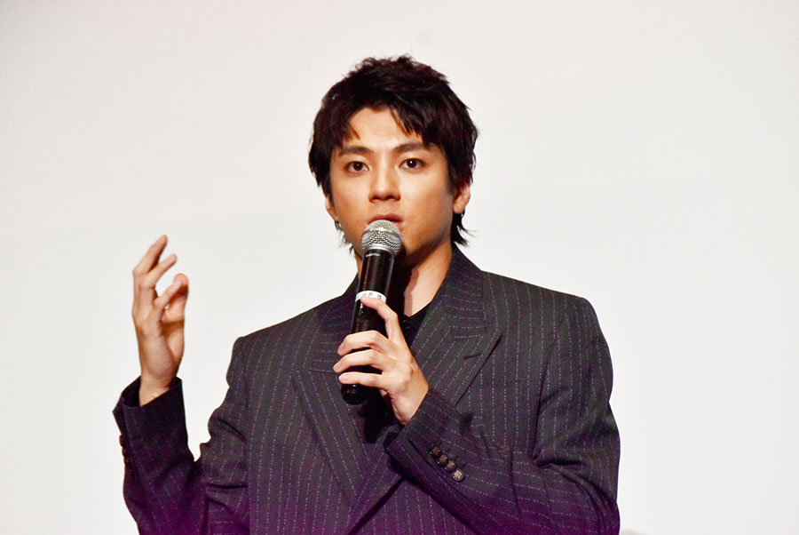 共演した佐藤二朗の演技について「最大のリスペクトを込めて『怖いな』と思いました」と振り返った山田裕貴（大阪市内・11月8日）
