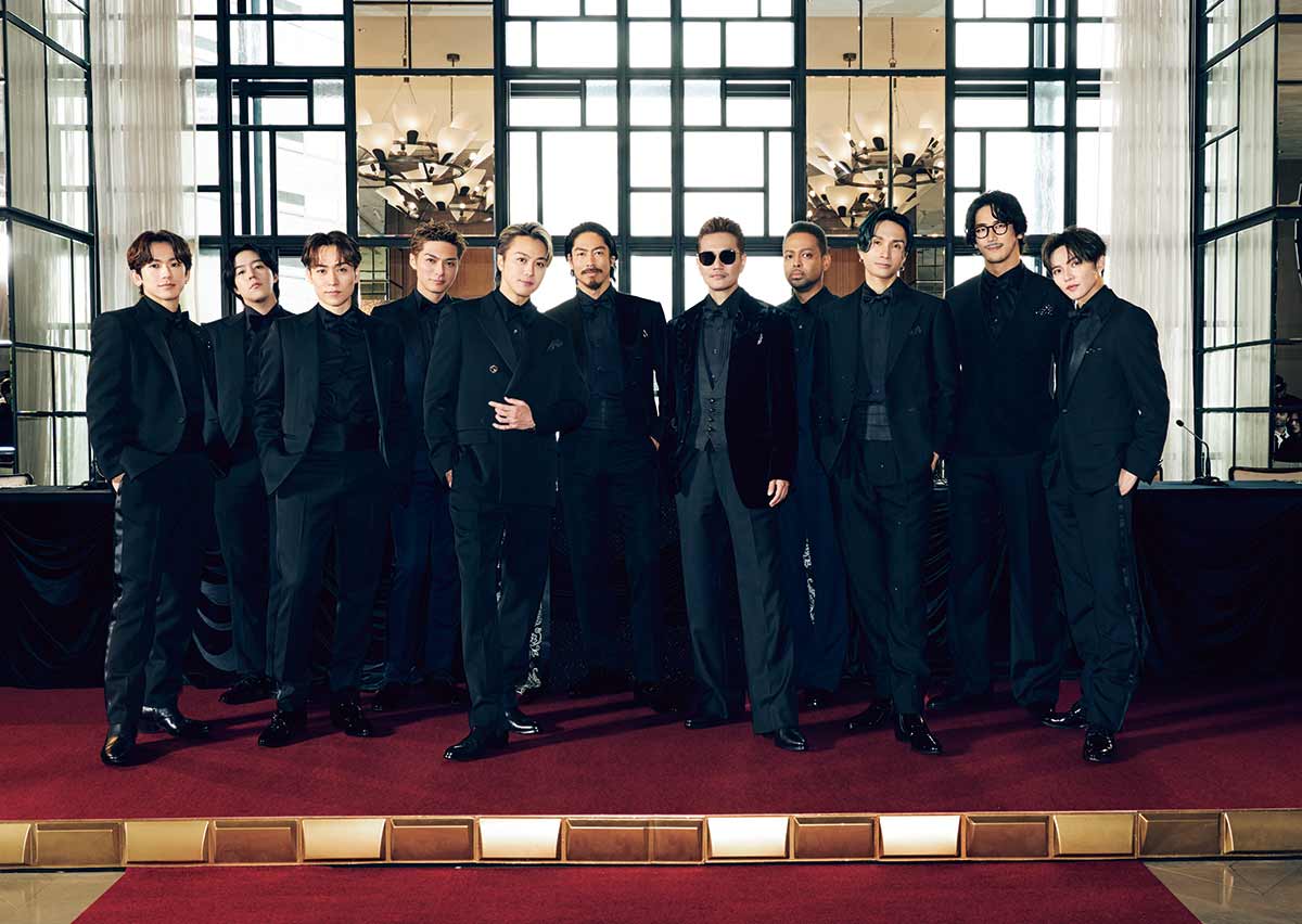 2025年11月号ゲーテ EXILEポートレイト