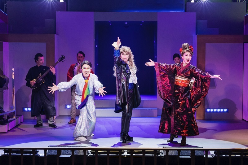 大パルコ人⑤オカタイロックオペラ『雨の傍聴席、おんなは裸足…』 　　　　　　　　撮影：岡千里