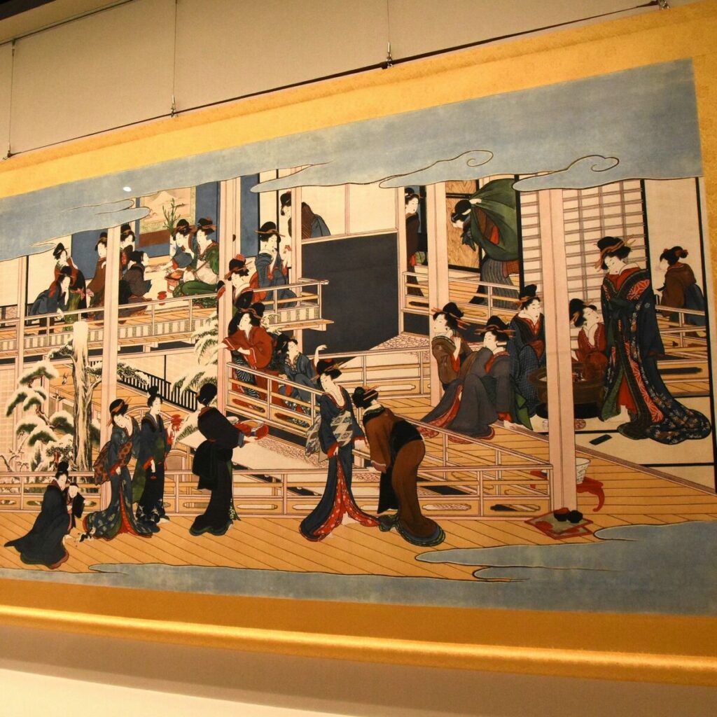 喜多川歌麿の大作「深川の雪」 11億円で落札、国外流出の可能性も 栃木市にゆかり、複製画展示は… - 下野新聞社