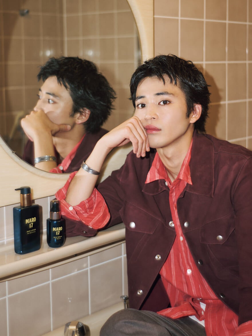 「MARO17」から新しく発売された化粧水と美容液を試したメンズノンノモデルの中田圭祐