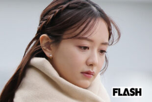 森香澄“令和のあざと女王”のかわいすぎるロケ姿!　合間には“ペンギンポーズ”でスタッフ思わずにっこり