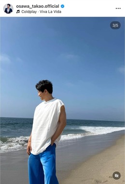 大沢たかおさんのインスタグラム（＠osawa_takao.official）より
