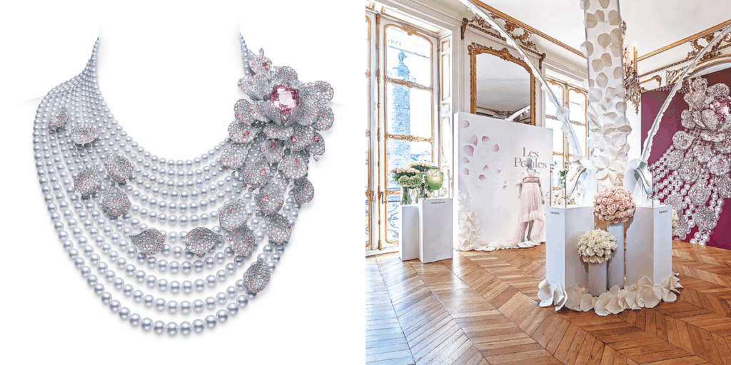 ヴァンドーム広場で披露された、ミキモトの優美なるハイジュエリーコレクション「Les Pétales」 ヴァンドーム広場で披露された、ミキモトの優美なるハイジュエリーコレクション「Les Pétales」