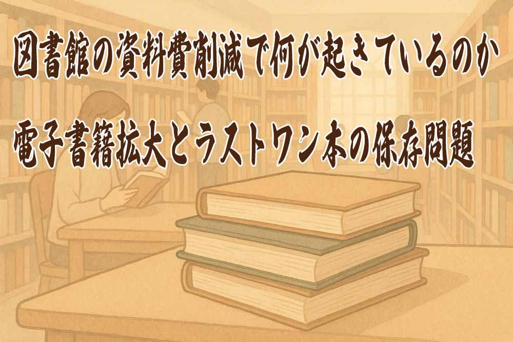 図書館とラストワン本の危機