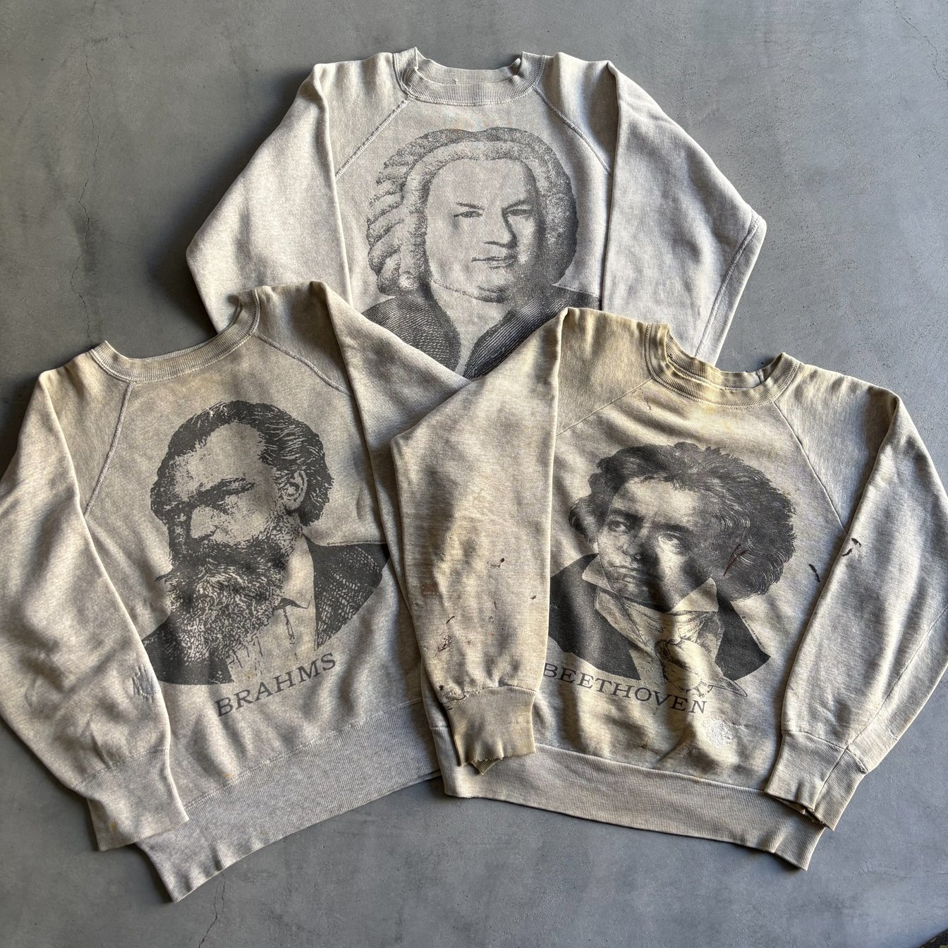 1960s Three B's sweat "Bach/Beethoven /Brahms"