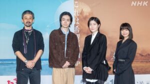 菅田将暉「ロマンと愛がいっぱい詰まっている」　シム・ウンギョン「100年後でも、人と人のつながりは決して変わらない」　放送100年特集ドラマ「火星の女王」試写会リポートの画像