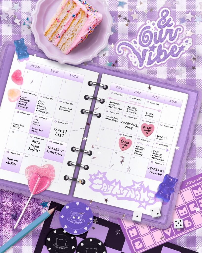 SAY MY NAME、新EP「&Our Vibe」タイムテーブル公開!年末シーン席巻を予告 – DANMEE ダンミ blank