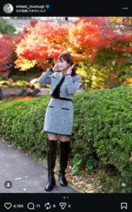 三谷紬アナウンサーのインスタグラム（@mitani_tsumugi）から - スポニチ Sponichi Annex