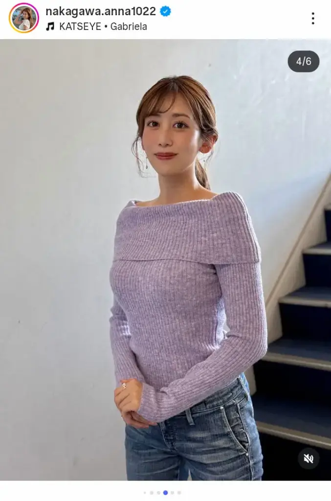 中川安奈インスタグラム（@nakagawa.anna1022）から - スポニチ Sponichi Annex
