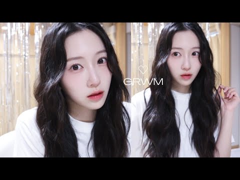 【GRWM】大人可愛いメイク🐬 コスメ紹介＆ファンへ感謝🤍