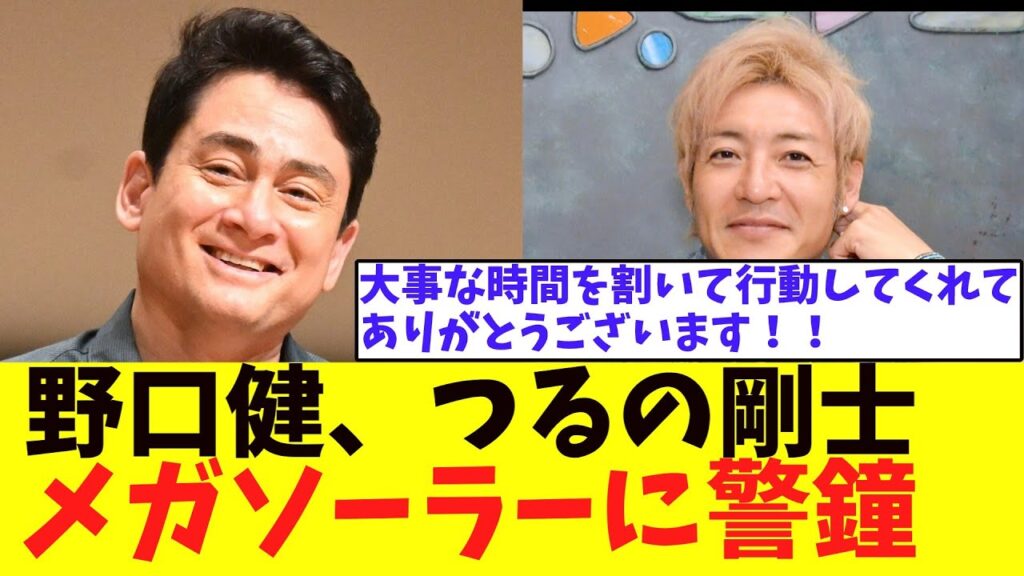 【メガソーラー】野口健、つるの剛士、メガソーラー事業に対し立ち上がる